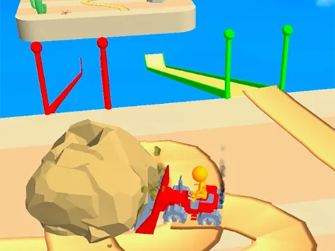 Play Racing Bulldozer - Free Online Racing