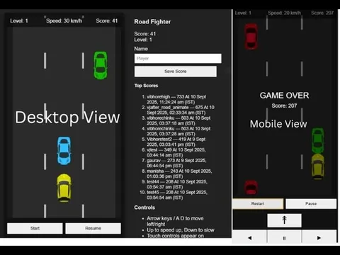 Play Road Fighter &ndash; Endless Car Racing - Free Online Racing