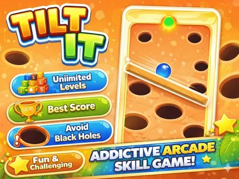 Play Tilt It Addictive Arcade Skill Game - Free Online Hypercasual